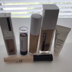 Foundation, concealer bundle.maybelline and more